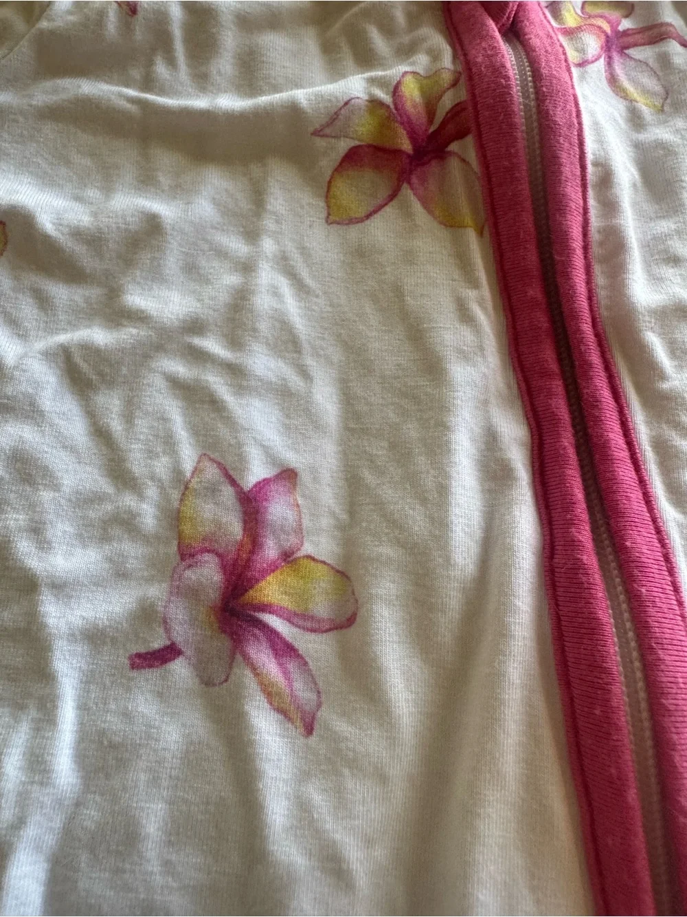 Coco Moon Pink Plumeria One-Piece Romper 3-6 mo